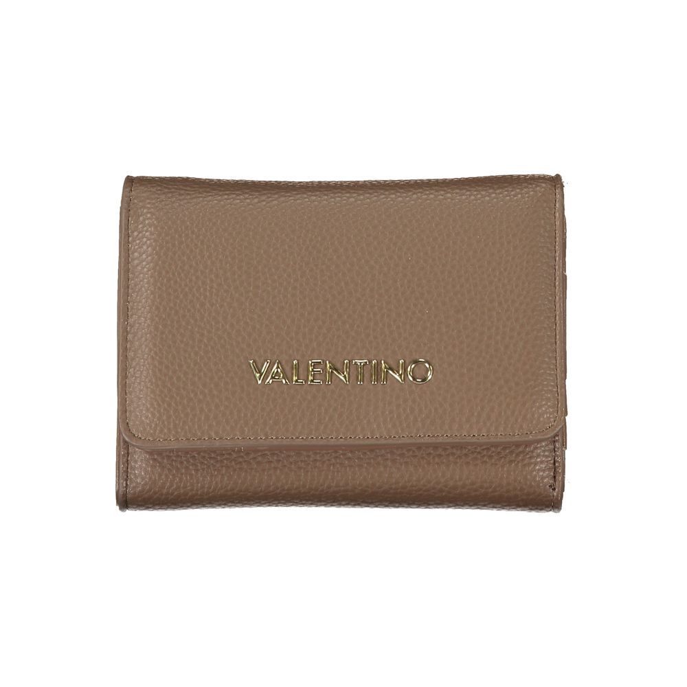 Mario Valentino Brown Polyethylene Wallet - Elegant and Practical Accessory