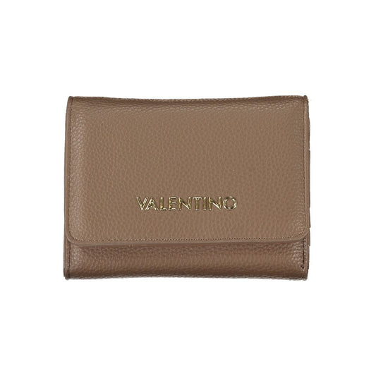 Mario Valentino Brown Polyethylene Wallet - Elegant and Practical Accessory