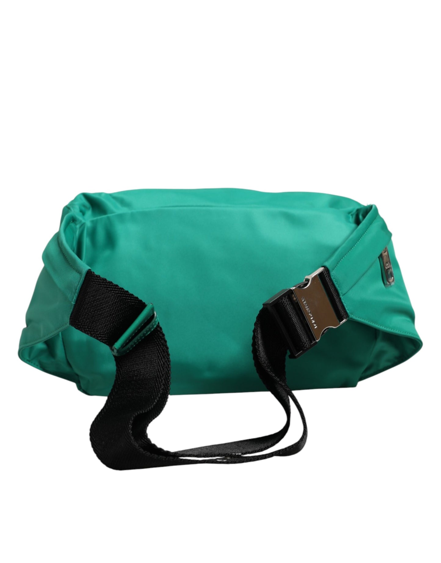 Dolce & Gabbana Green Logo Plaque Nylon Waist Fanny Pack