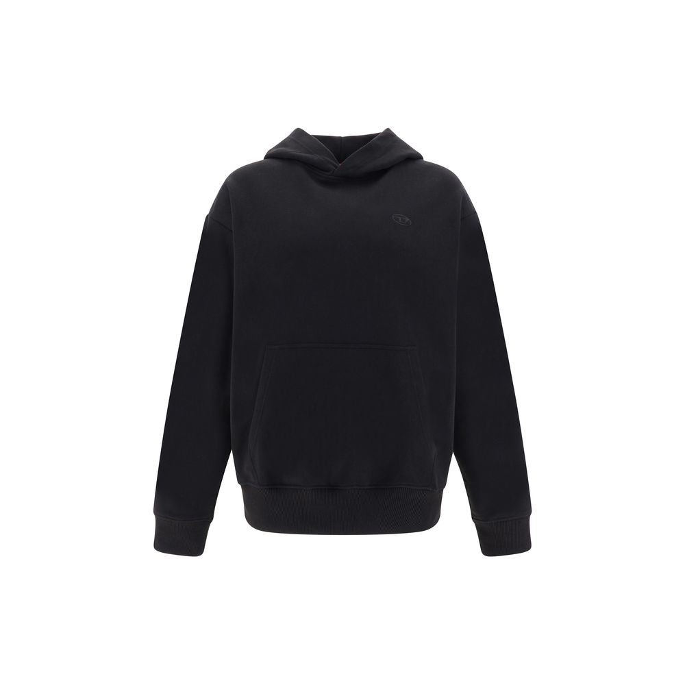 Diesel Black Elastane Sweatshirt - Macs Hoodie