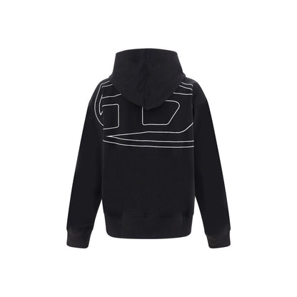 Diesel Black Elastane Sweatshirt - Macs Hoodie