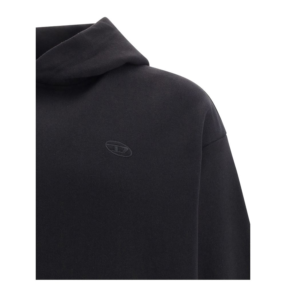 Diesel Black Elastane Sweatshirt - Macs Hoodie