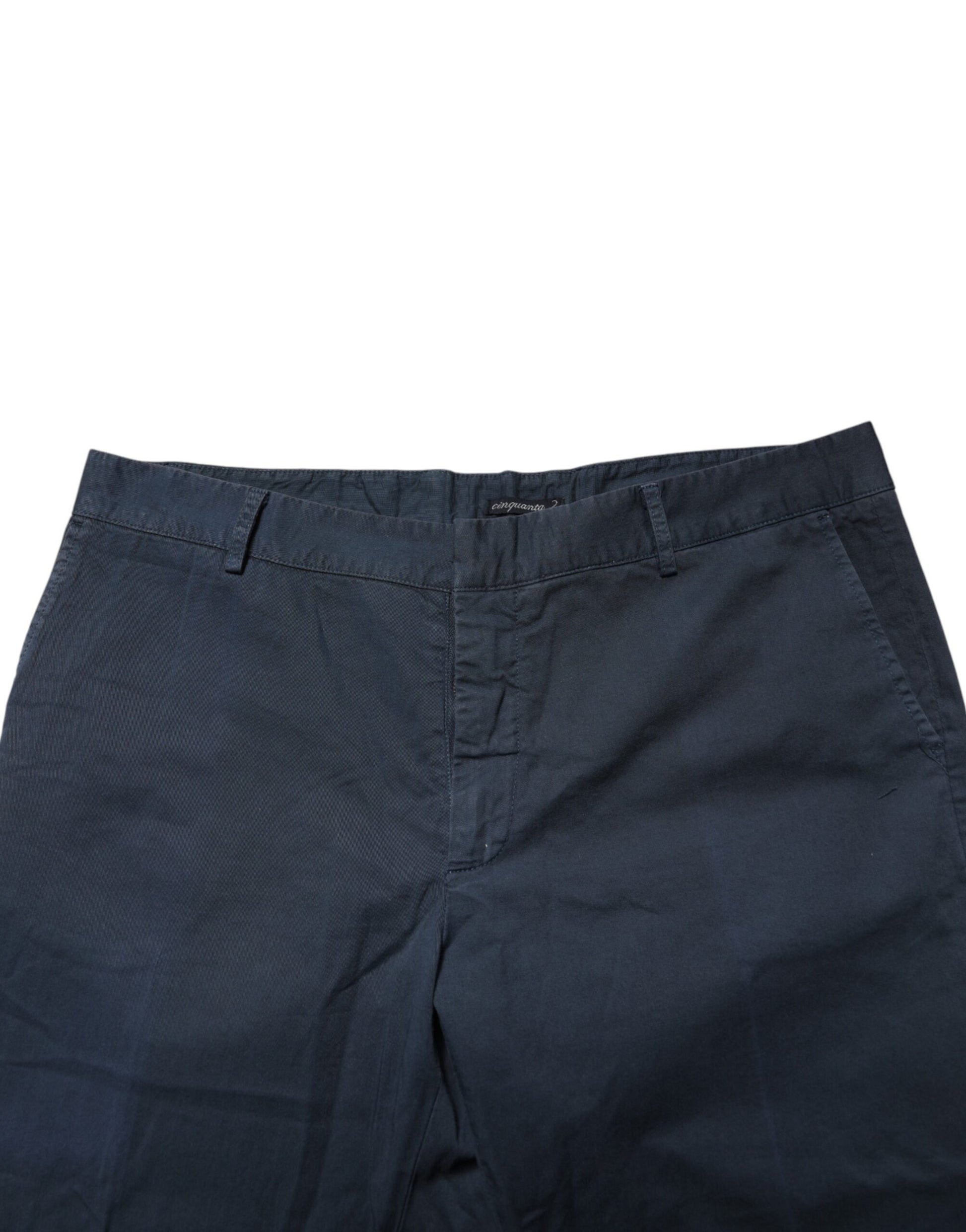 Master Coat Blue Skinny Fit Mid Waist Men Chino Trouser Pants