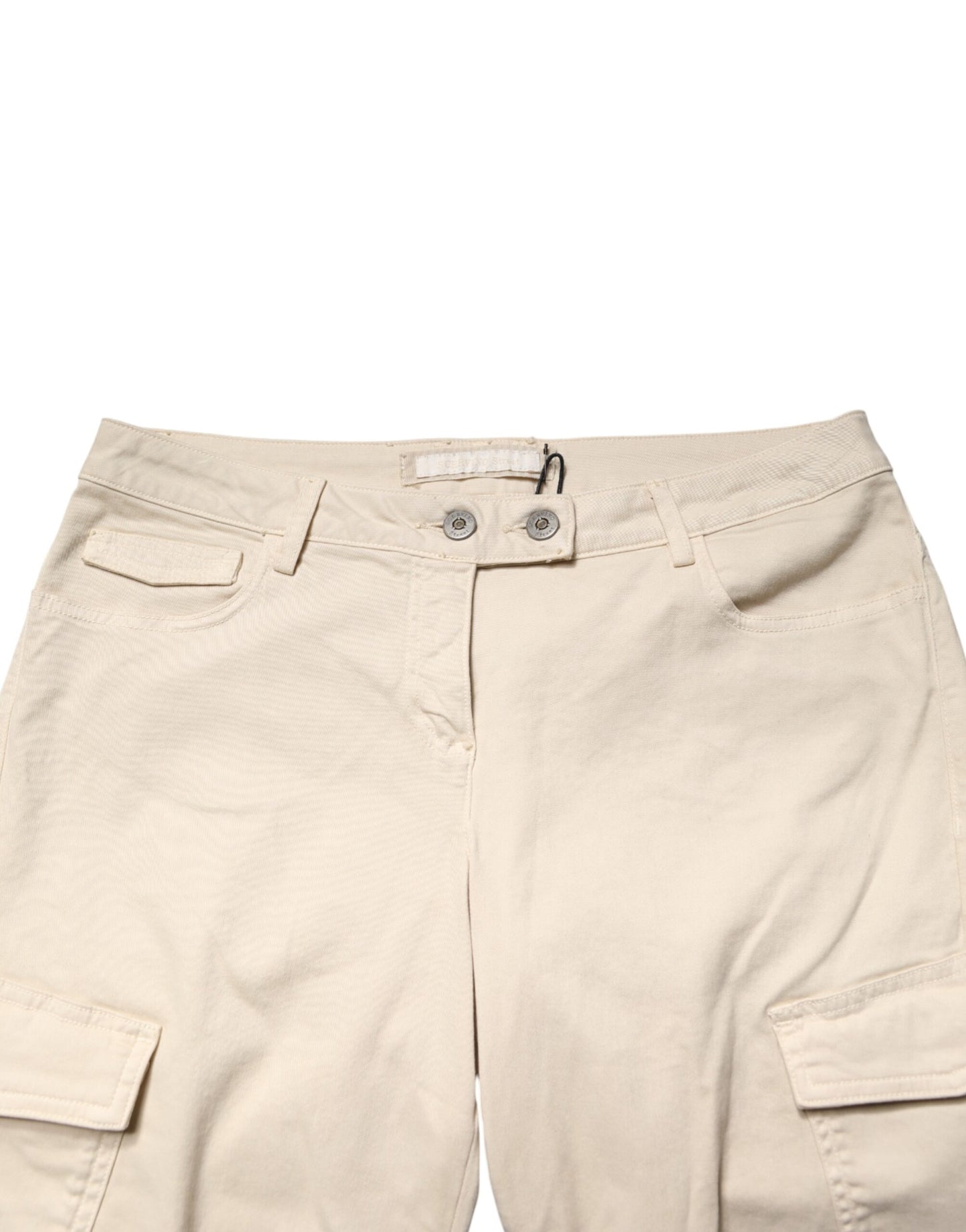 Scervino Street Beige Skinny Fit Mid Waist Men Denim Jeans