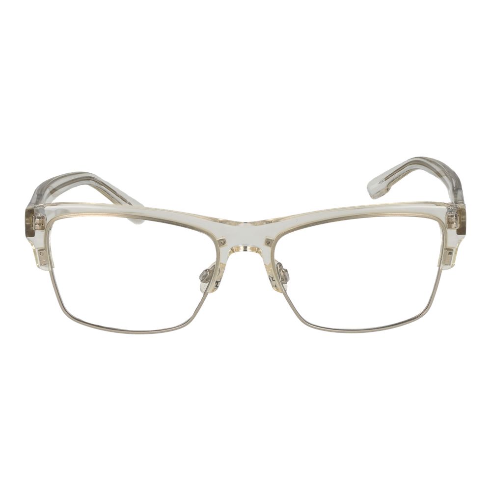 Spy Transparent Plastic Glasses – Rectangle Full-Rim Frame