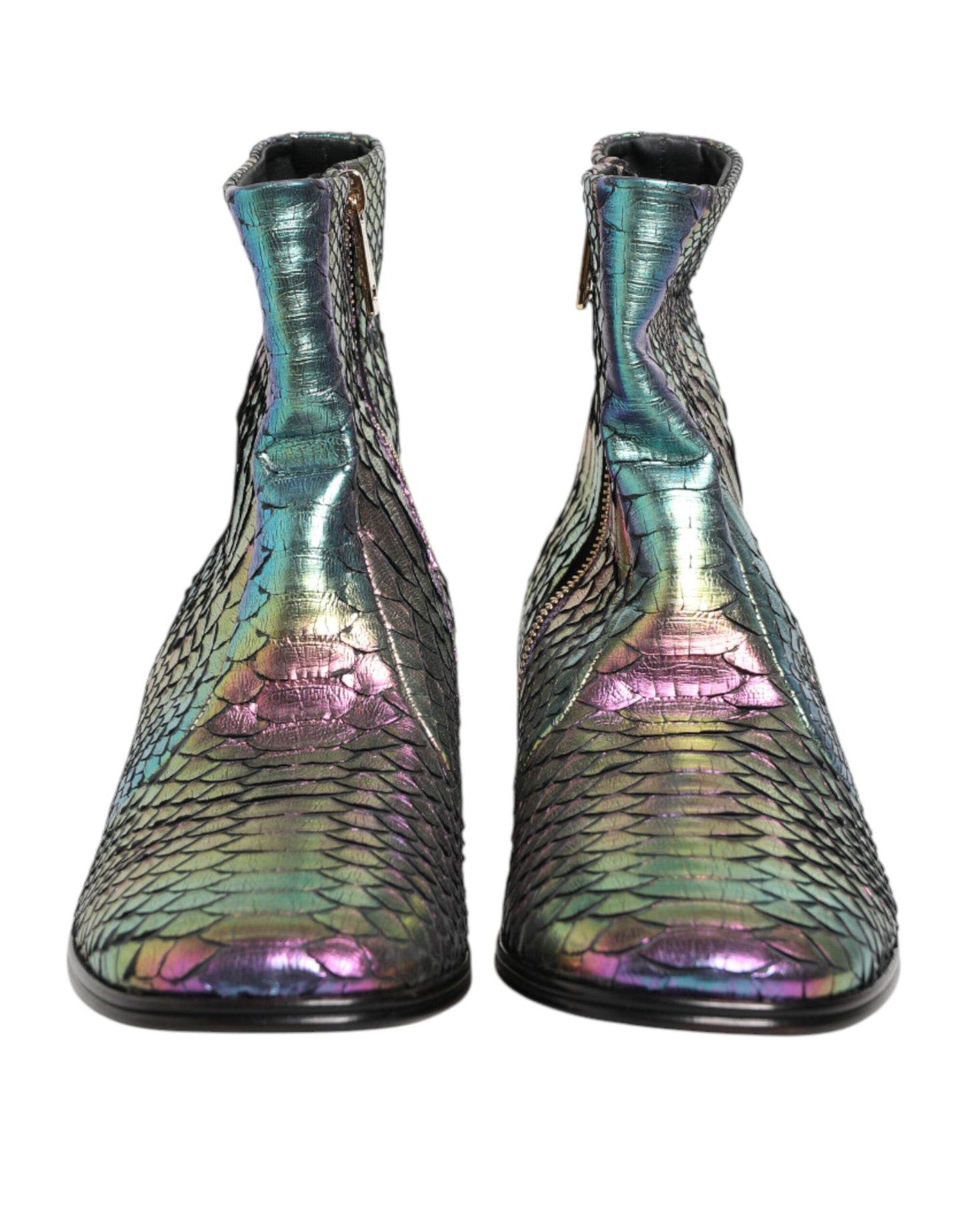 Dolce & Gabbana Multicolor Chelsea Short Ankle Boots