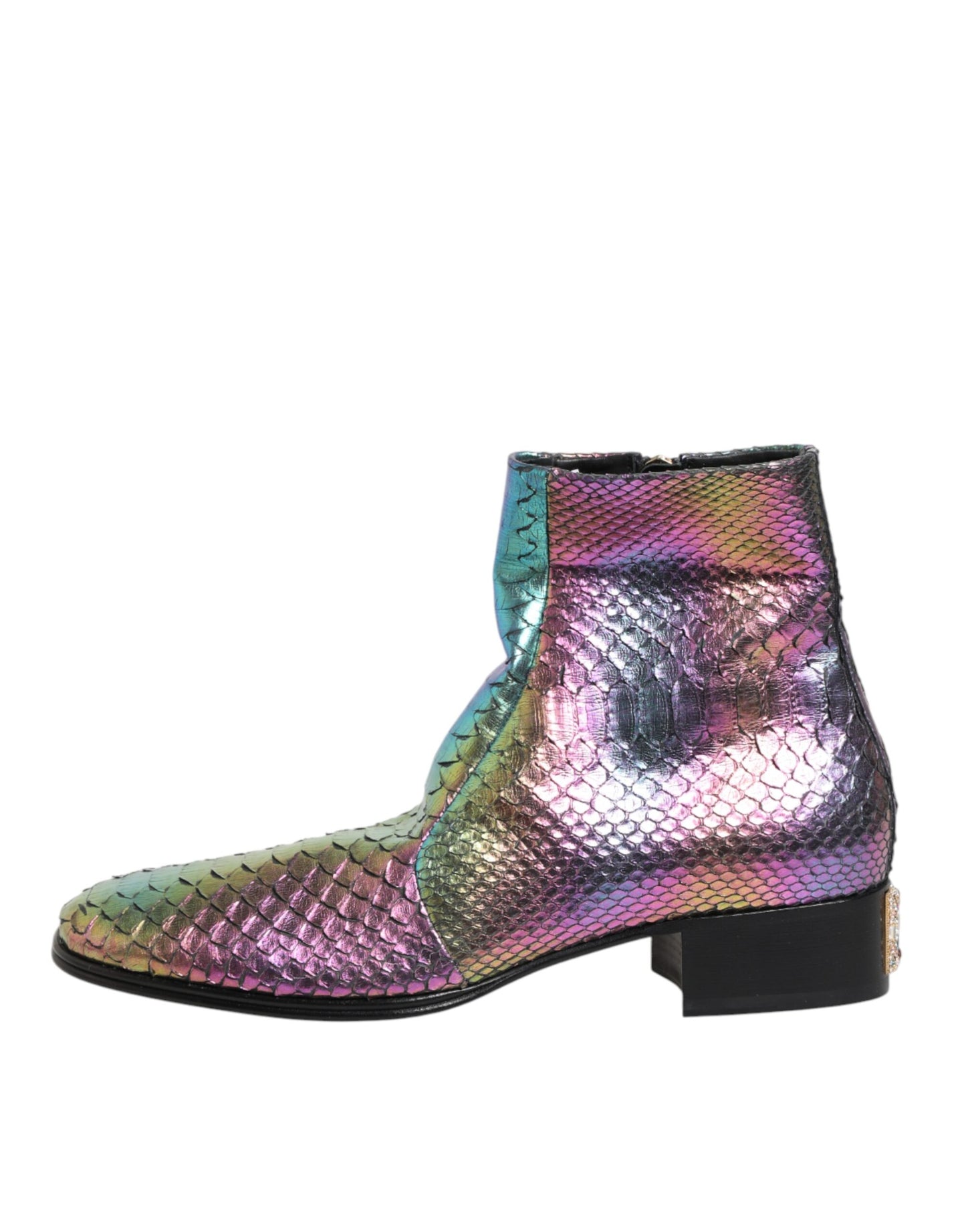 Dolce & Gabbana Multicolor Chelsea Short Ankle Boots