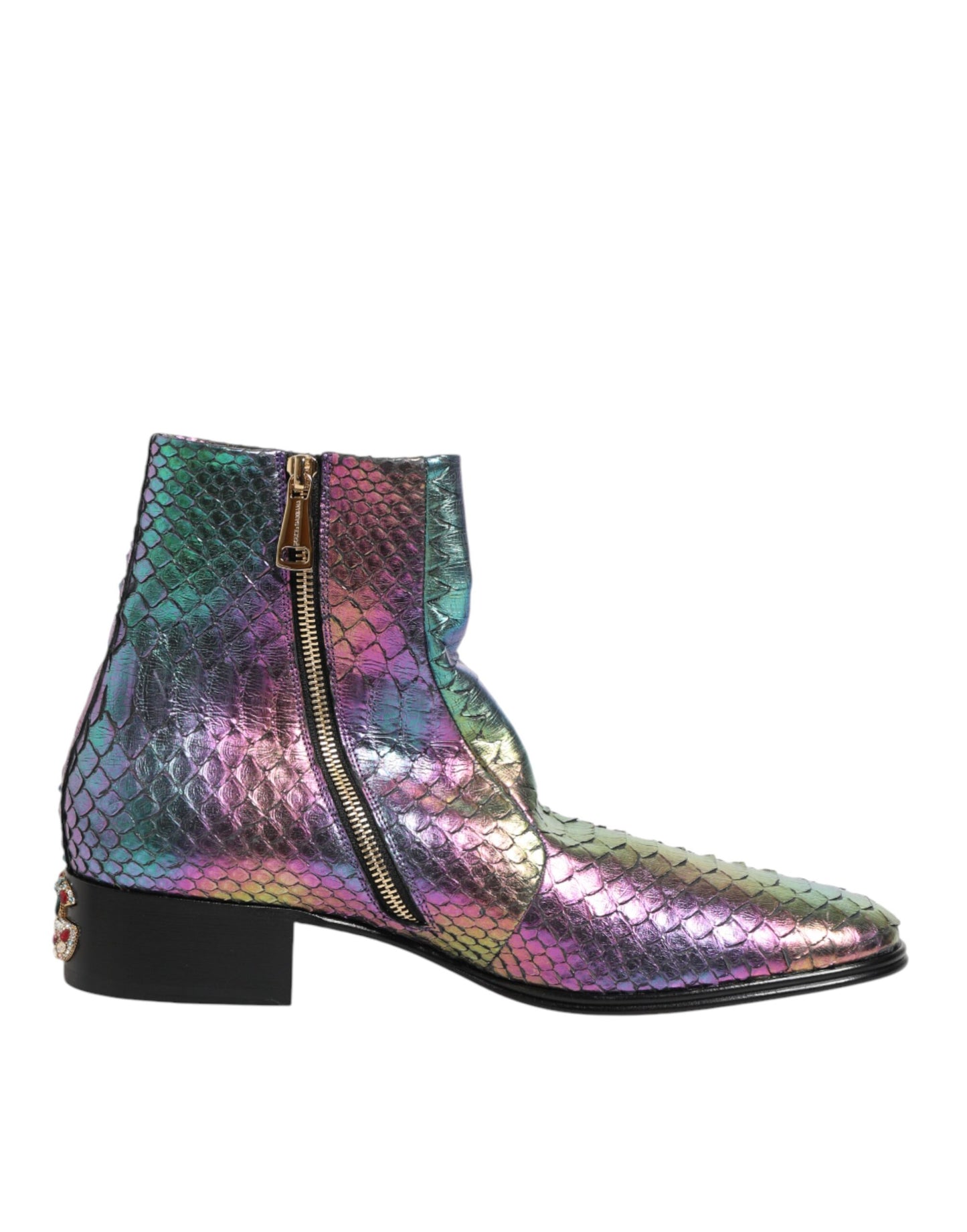 Dolce & Gabbana Multicolor Chelsea Short Ankle Boots