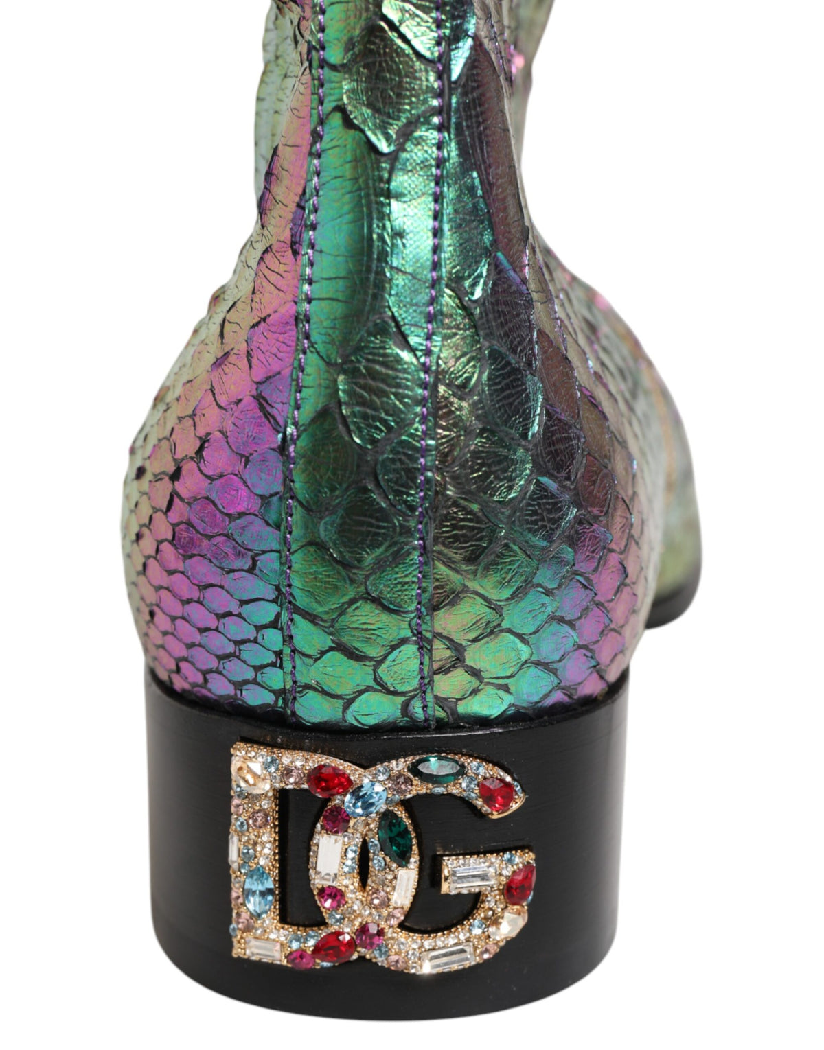 Dolce & Gabbana Multicolor Chelsea Short Ankle Boots