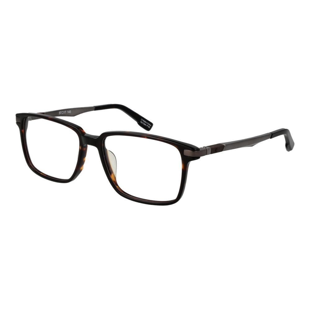 Spy Men’s Optical Glasses – Brown Square Frame, 57mm