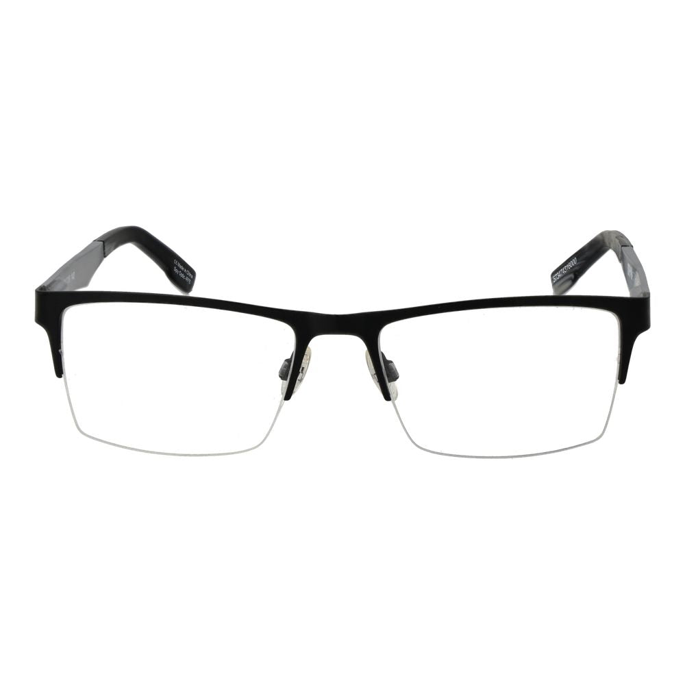 Spy Black Optical Glasses – Rectangle Half-Rim Frame
