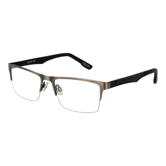 Spy Men's Optical Glasses – Gunmetal Half-Rim Frame, 54mm