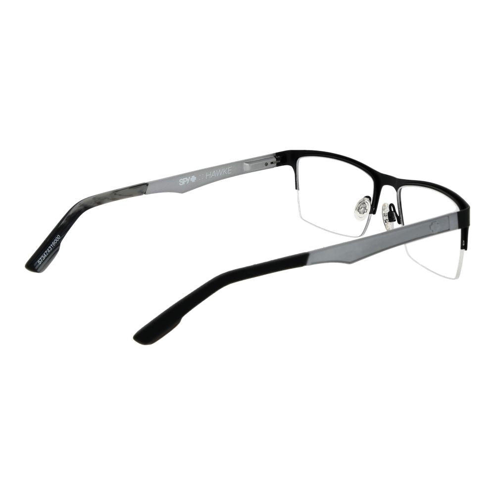 Spy Black Optical Glasses – Rectangle Half-Rim Frame