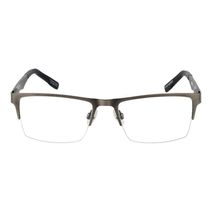 Spy Men's Optical Glasses – Gunmetal Half-Rim Frame, 54mm