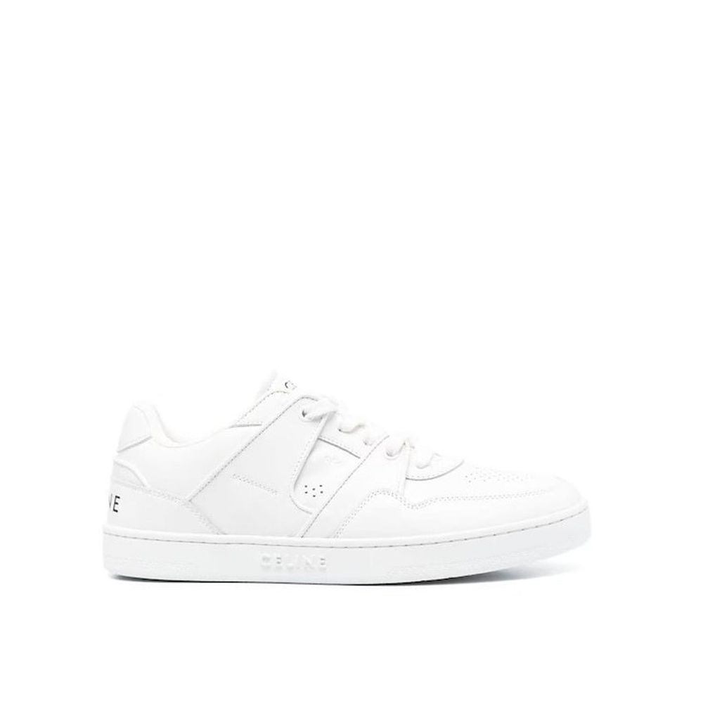 Celine White Calfskin Low Top Sneakers for Men