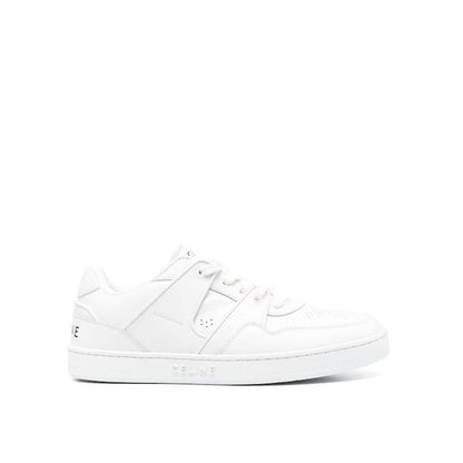 Celine White Calfskin Low Top Sneakers for Men