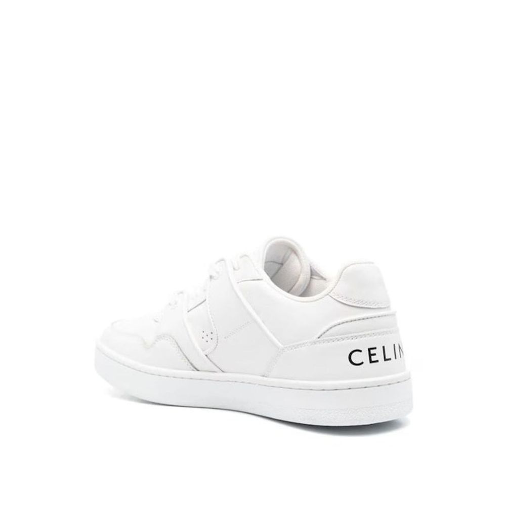 Celine White Calfskin Low Top Sneakers for Men