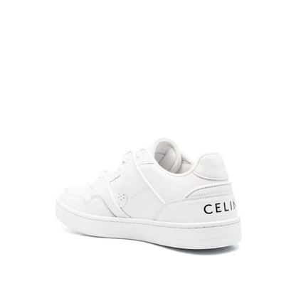 Celine White Calfskin Low Top Sneakers for Men