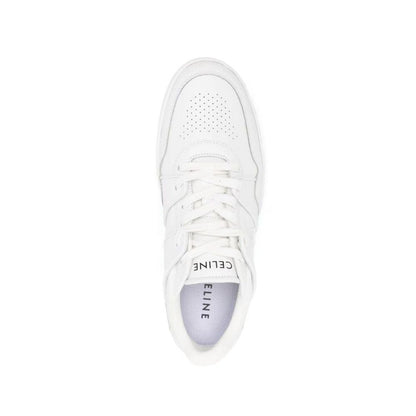 Celine White Calfskin Low Top Sneakers for Men