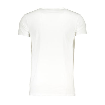 Cavalli Class White Cotton T-Shirt for Men