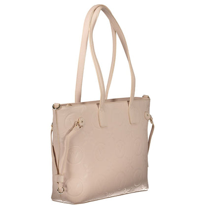 Mario Valentino Pink Eco-Friendly Handbag with Adjustable Straps