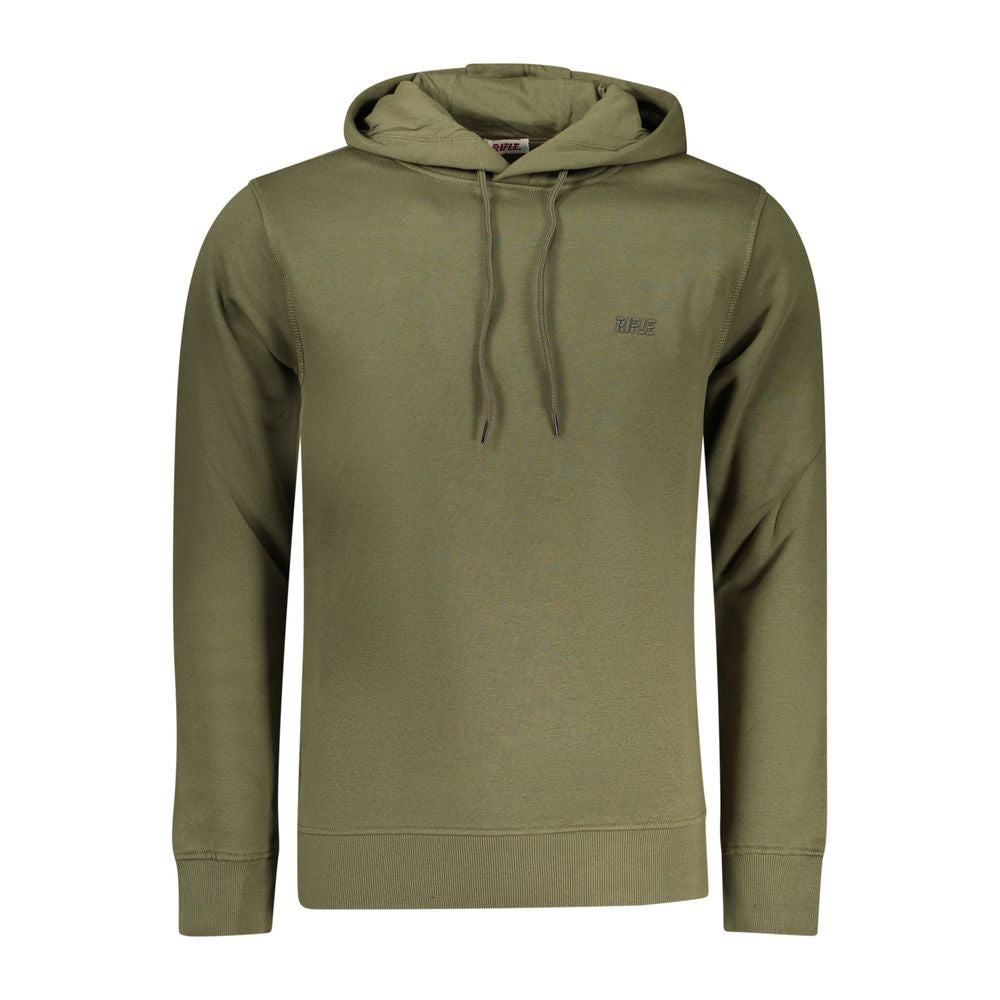 Rifle Green Cotton Sweatshirt - Stylish Comfort