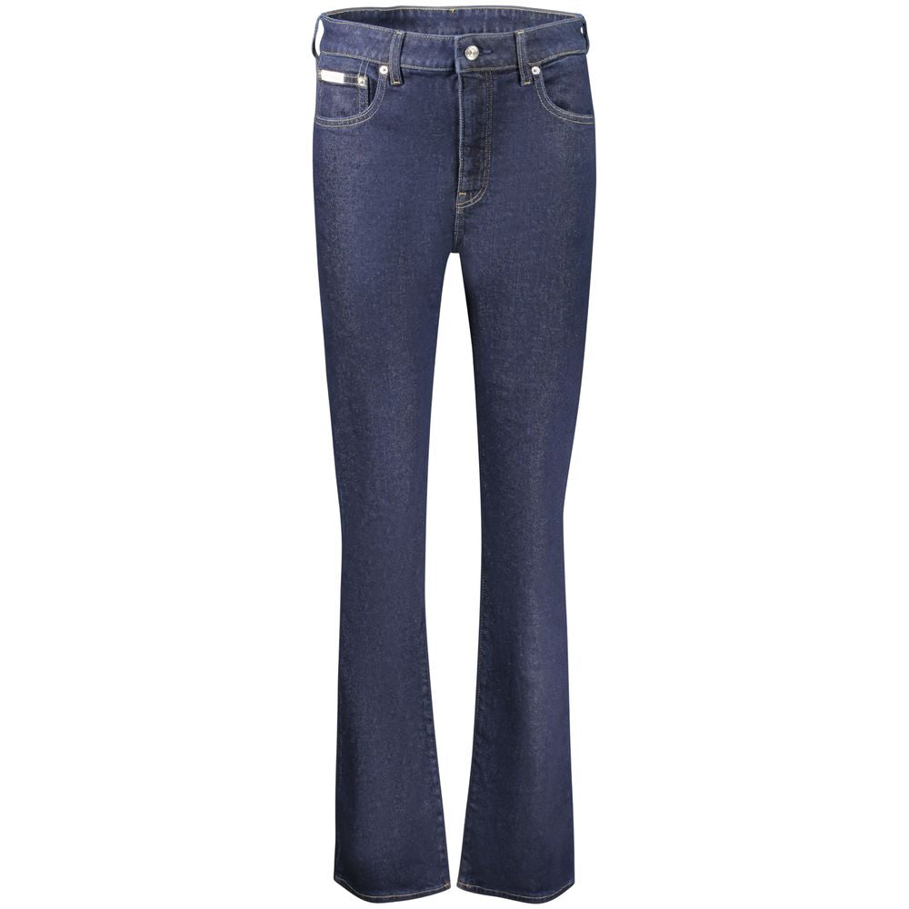 Calvin Klein Blue Cotton Jeans - Versatile Denim Style