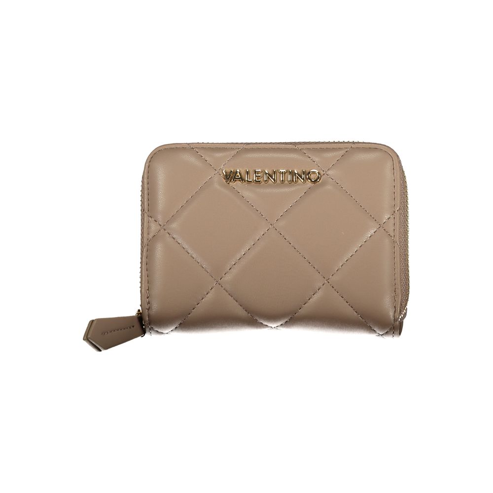 Mario Valentino Brown Leather Wallet with Elegant Detailing