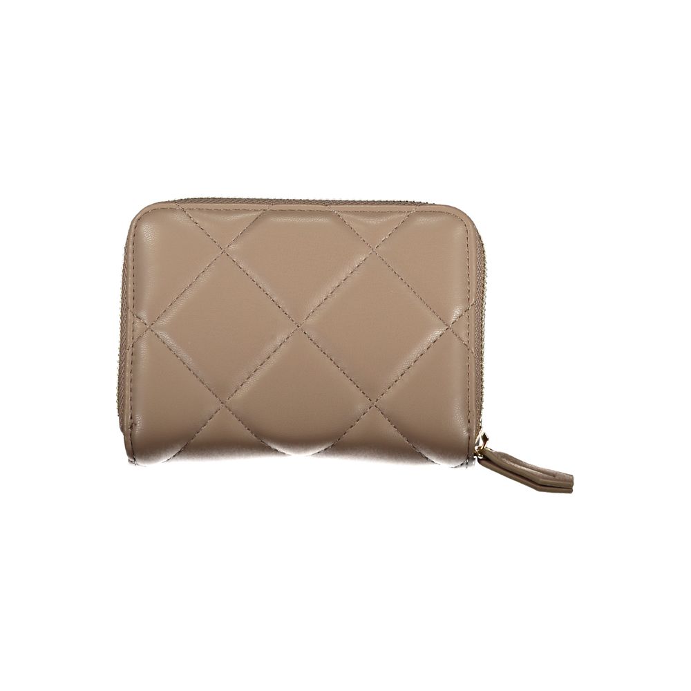 Mario Valentino Brown Leather Wallet with Elegant Detailing
