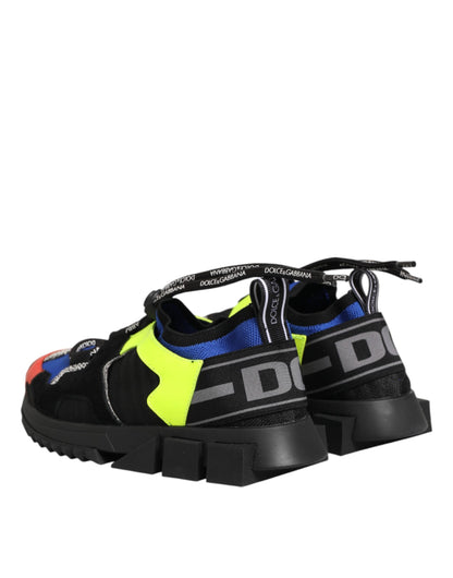 Dolce & Gabbana Multicolor Low Top Sorrento Sneakers