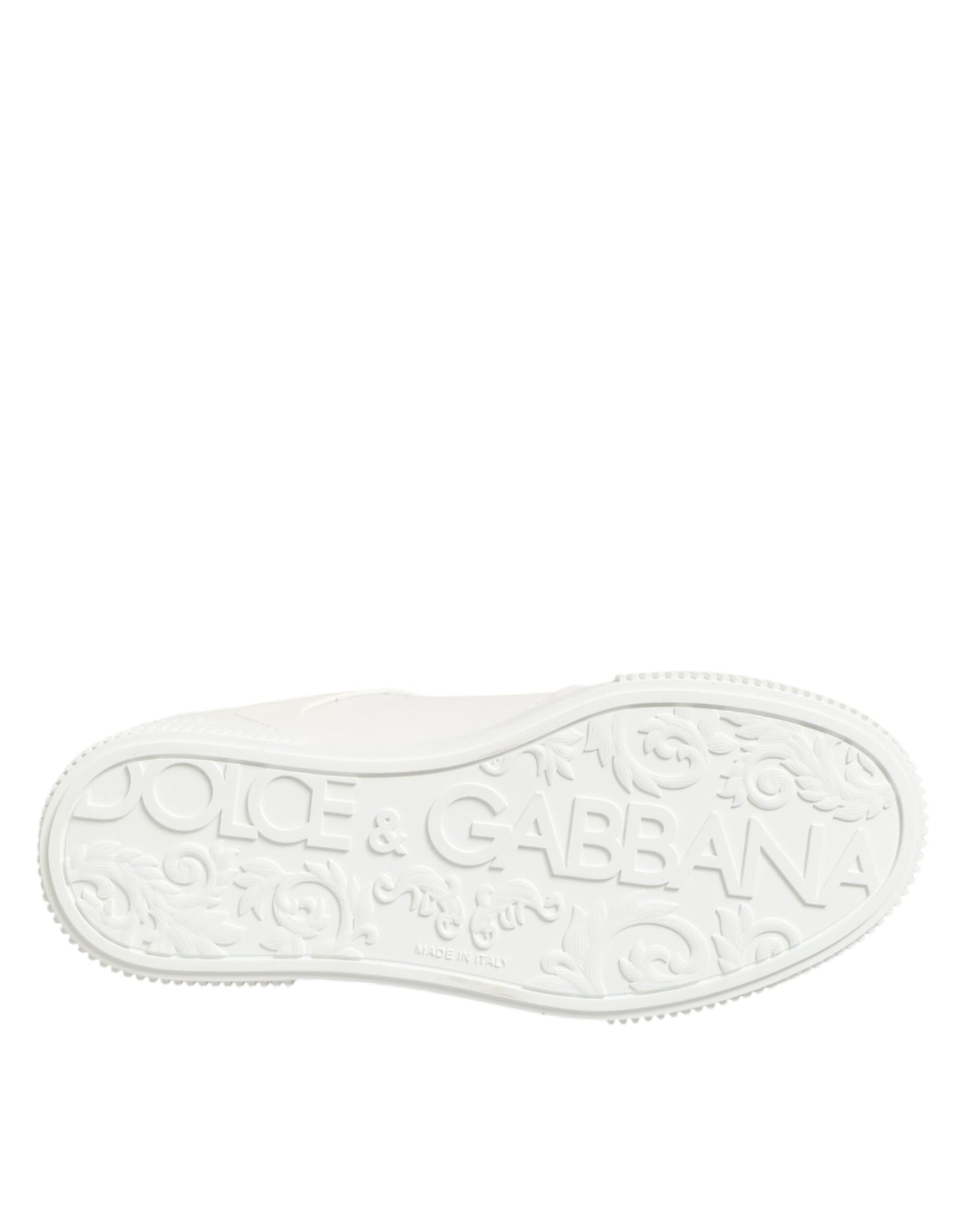 Dolce & Gabbana White Leather MIAMI Low Top Sneakers