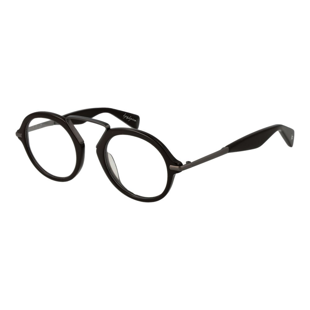 Yohji Yamamoto Men's Optical Glasses – Brown Round Frame