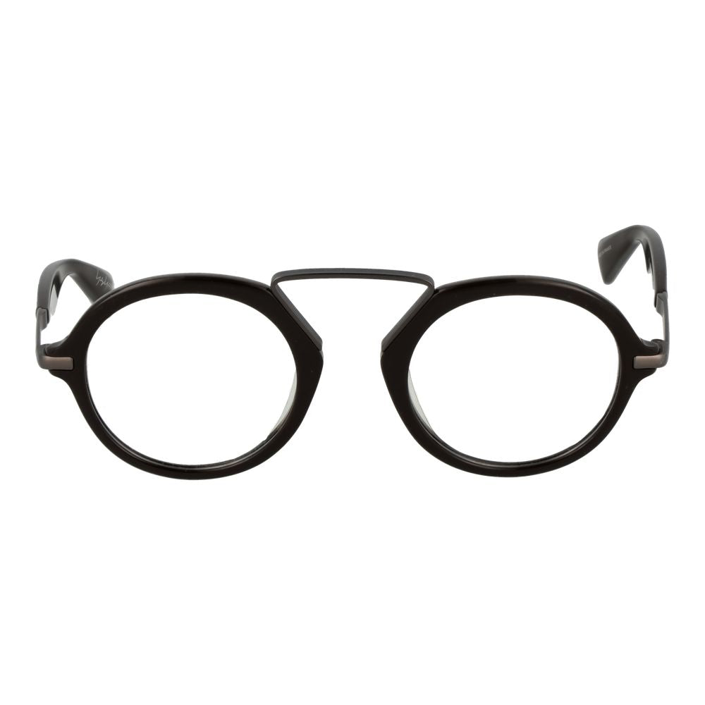 Yohji Yamamoto Men's Optical Glasses – Brown Round Frame