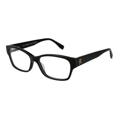 Tommy Hilfiger Women's Optical Glasses – Black Rectangle Frame
