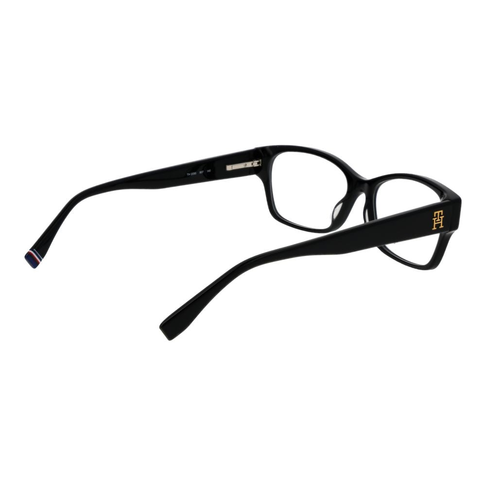 Tommy Hilfiger Women's Optical Glasses – Black Rectangle Frame