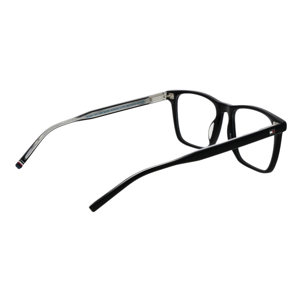Tommy Hilfiger Men's Optical Glasses – Black Full-Rim Frame, 52mm