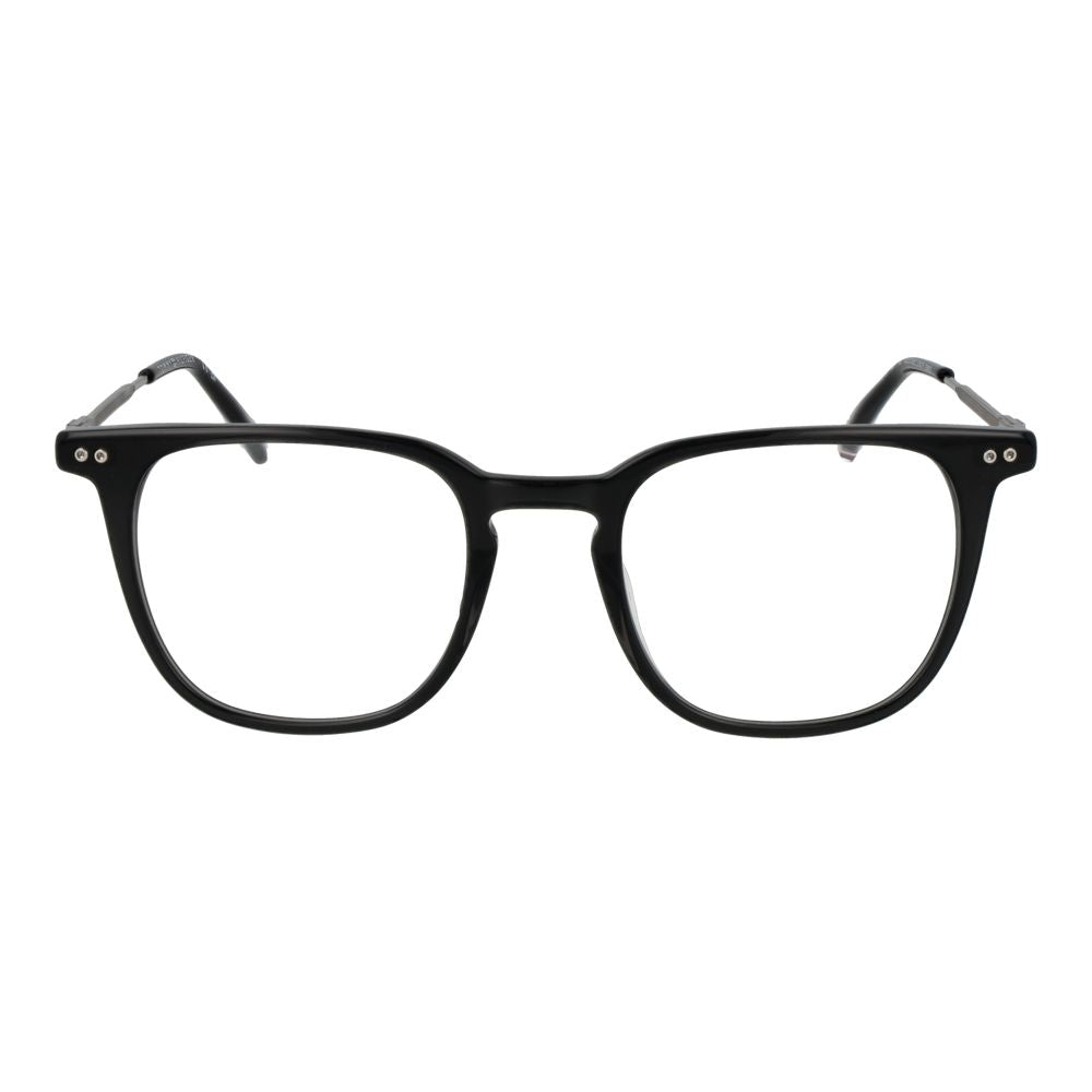Tommy Hilfiger Men’s Optical Glasses – Black Rectangle Frame, 50mm