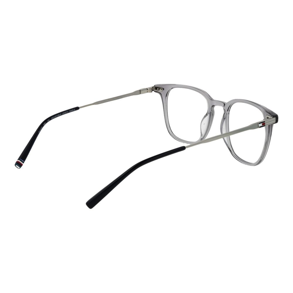 Tommy Hilfiger Men’s Optical Glasses – Grey Rectangle Frame, 50mm