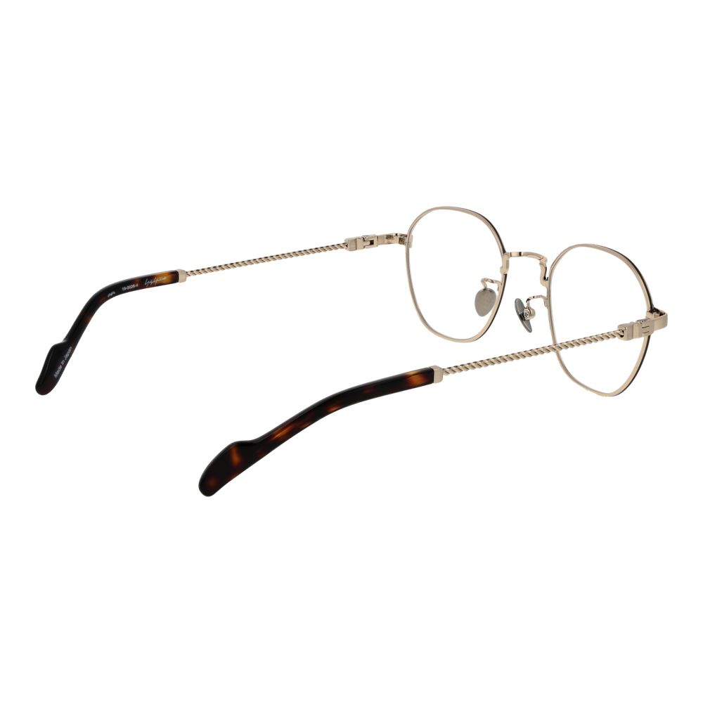 Yohji Yamamoto Women's Gold Titanium Optical Glasses