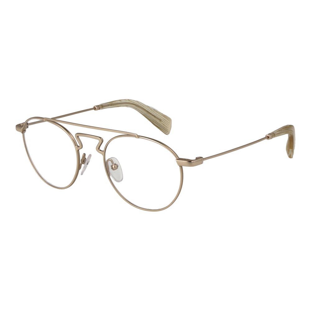 Yohji Yamamoto Men’s Gold Metal Glasses – Aviator Frames