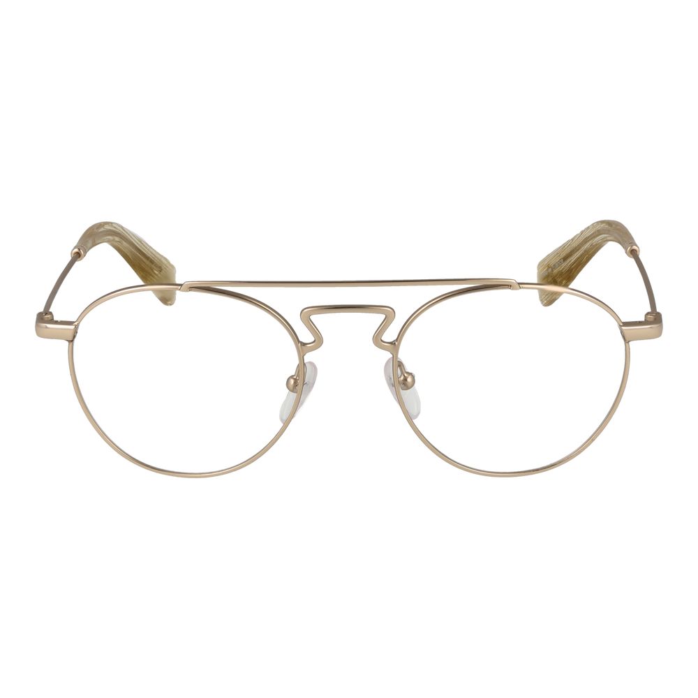 Yohji Yamamoto Men’s Gold Metal Glasses – Aviator Frames
