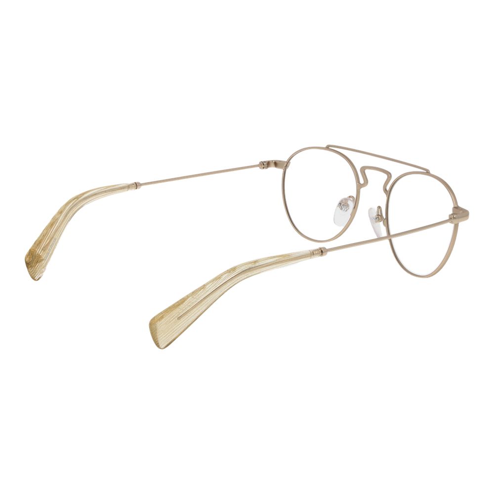 Yohji Yamamoto Men’s Gold Metal Glasses – Aviator Frames