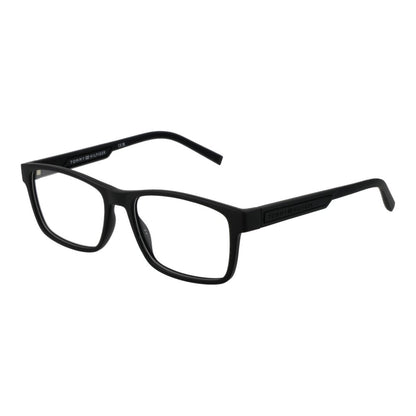 Tommy Hilfiger Men’s Optical Glasses – Black Rectangle Frame, 54mm