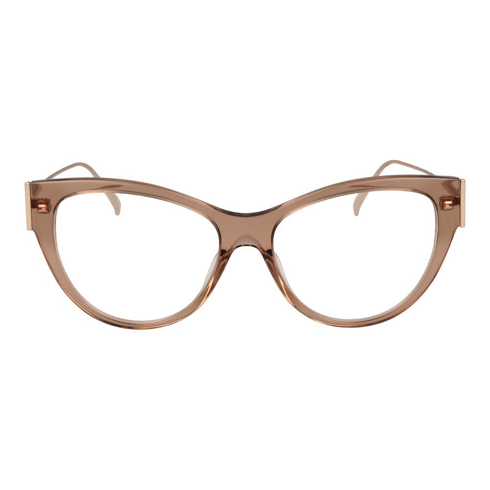 Tod's Women's Optical Glasses – Beige Cat Eye Frame, 55mm