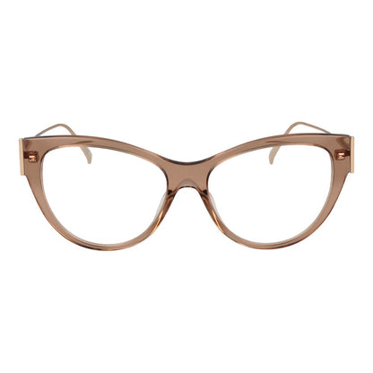 Tod's Women's Optical Glasses – Beige Cat Eye Frame, 55mm