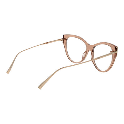 Tod's Women's Optical Glasses – Beige Cat Eye Frame, 55mm