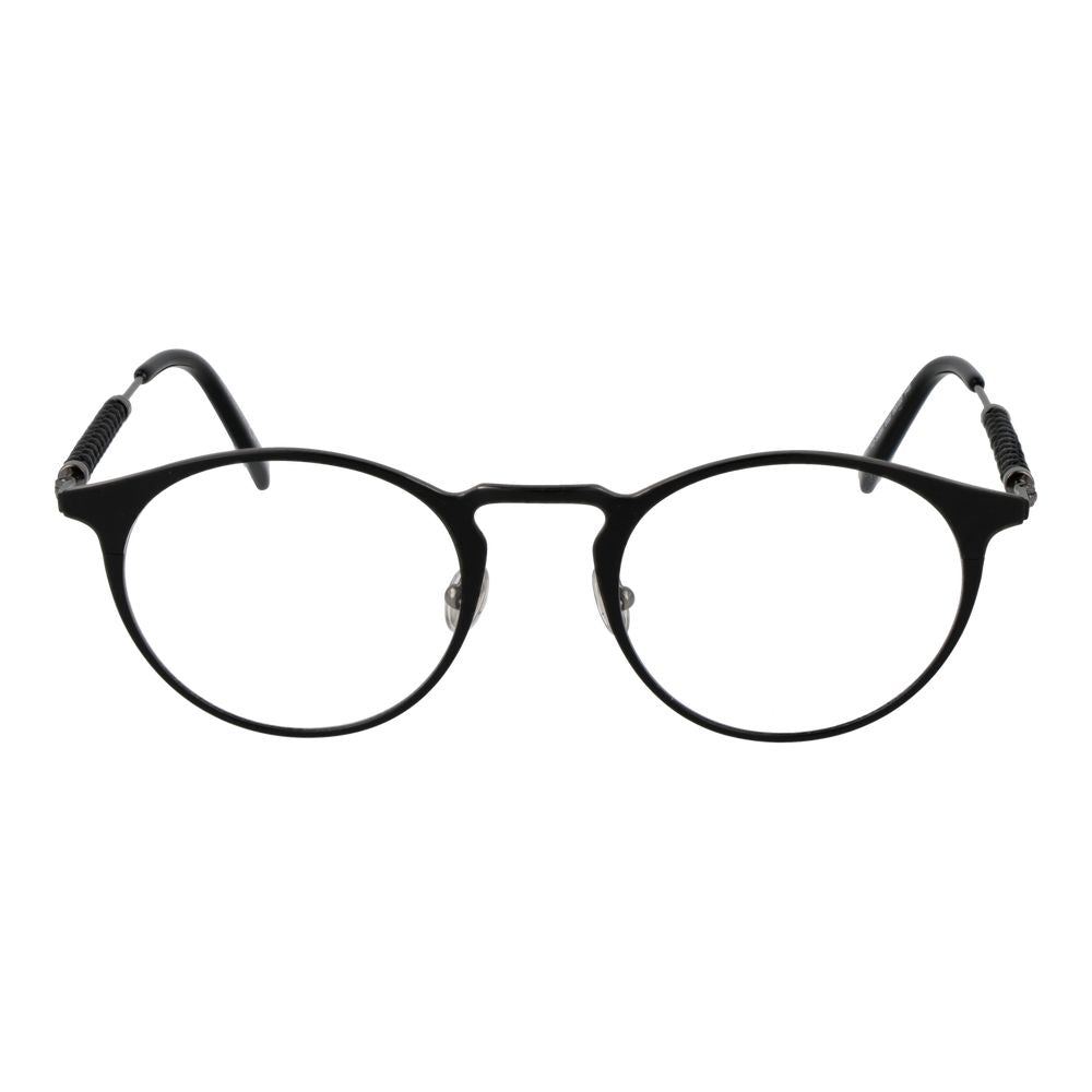 Tod's Black Metal Glasses – Stylish Panto Frame, 50mm