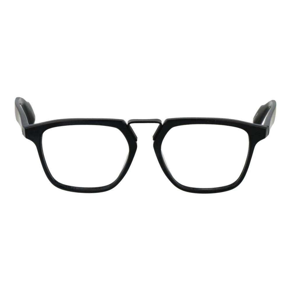 Yohji Yamamoto Men's Optical Glasses – Black Rectangle Frame