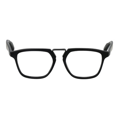 Yohji Yamamoto Men's Optical Glasses – Black Rectangle Frame