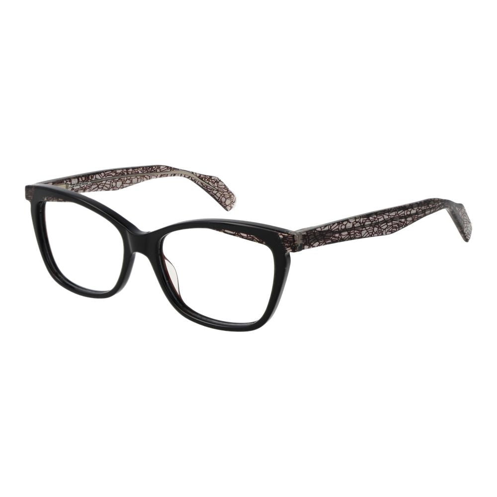 Yohji Yamamoto Women’s Optical Glasses – Black Cat Eye Frame, 54mm